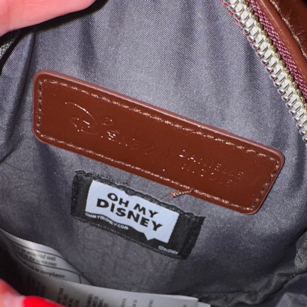 Danielle Nicole Black Glitter Prince Face Crossbody Bag - Picture 4 of 5